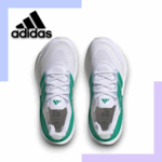 Adidas Ultraboost Light in White Tint, Court Green & Blue Dawn HQ6350