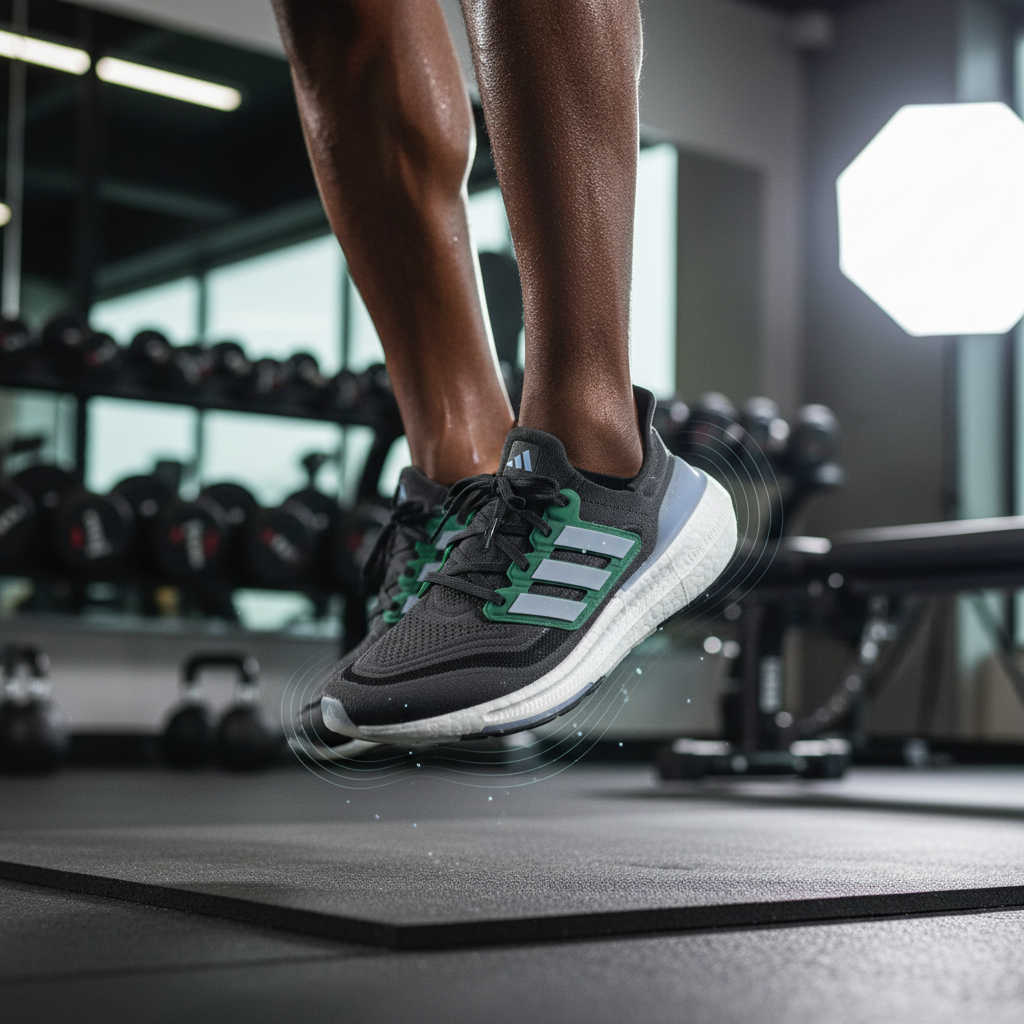 Adidas Ultraboost 23 Neutral running shoe men grey green HQ6342 - Image 3