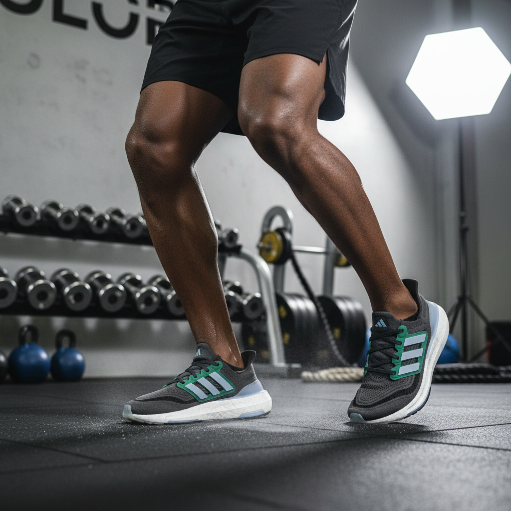 Adidas Ultraboost 23 Neutral running shoe men grey green HQ6342 - Image 4