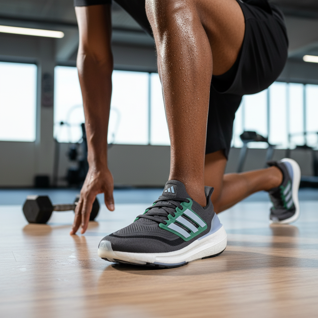 Adidas Ultraboost 23 Neutral running shoe men grey green HQ6342 - Image 5