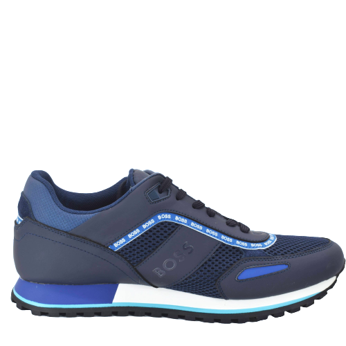 Hugo Boss Men’s Parkour-L Sneakers Dark Blue Training Running Shoes Hugo Boss