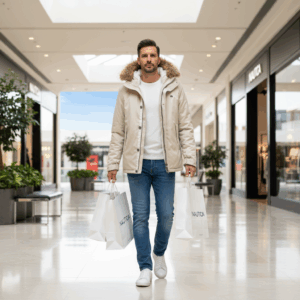 Nautica jacket thickened fur collar