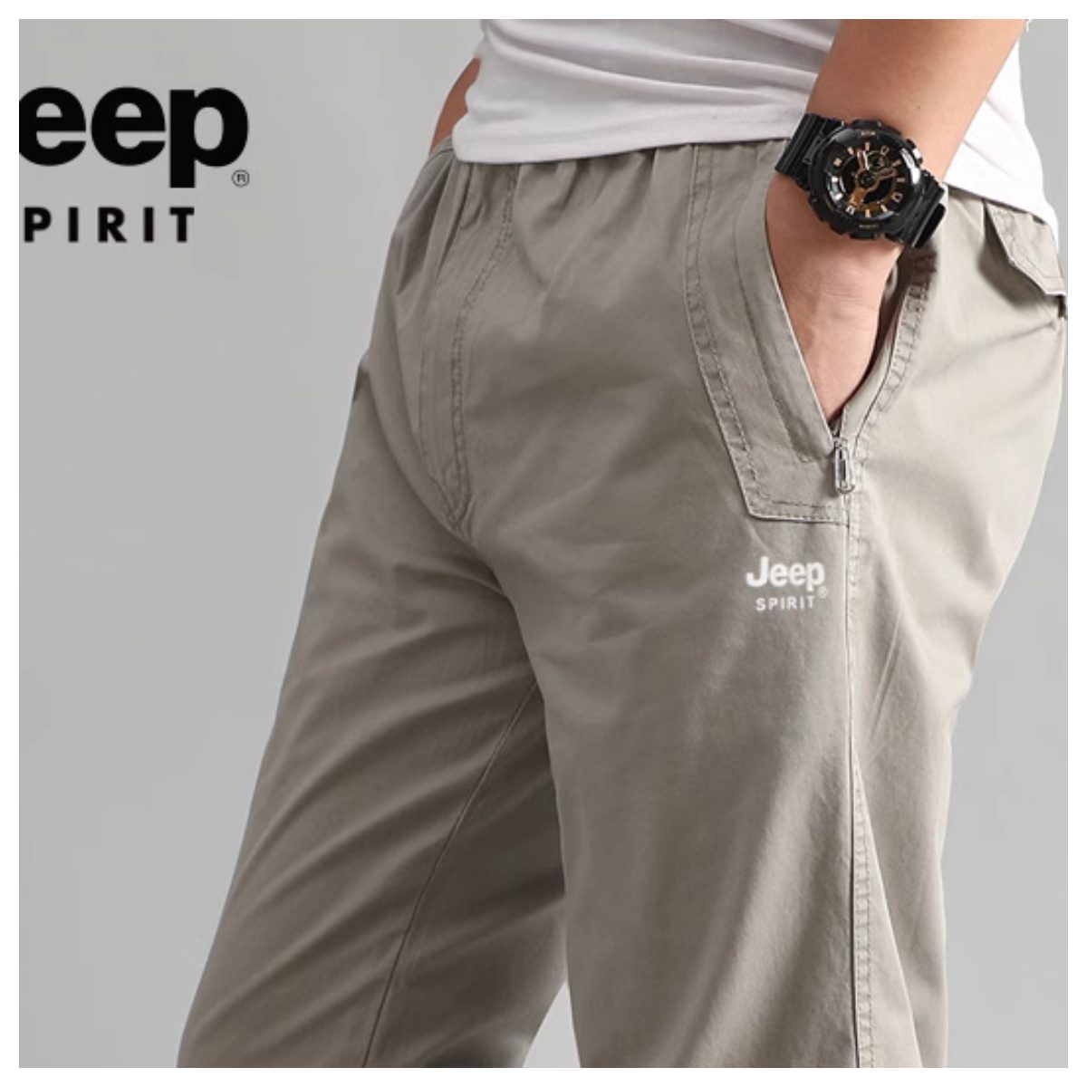 JEEP casual pants men's trousers USA - الصورة 3