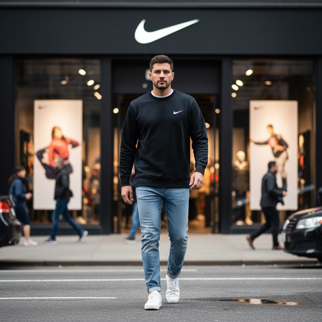 Nike Crewneck Sweatshirt - Image 2