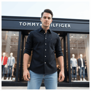 Tommy Long-sleeved Oxford pure cotton