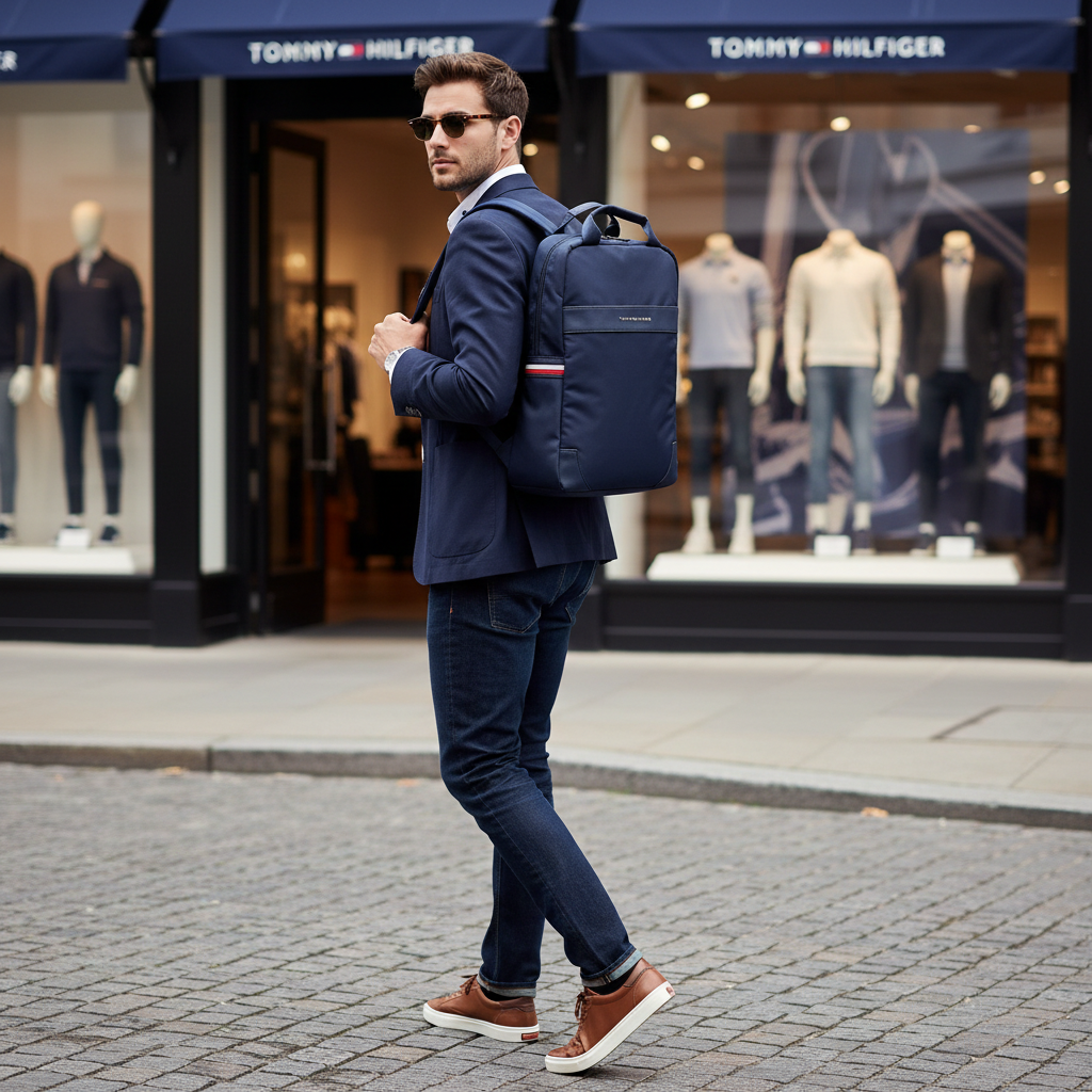 Tommy Hilfiger Backpack Heavy-duty Lightweight - Image 4