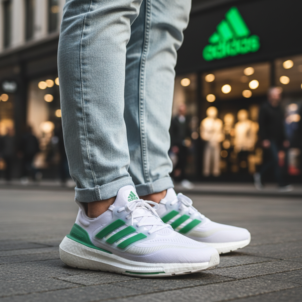 Adidas Ultraboost Light White Tint Court Green Blue Dawn HQ6350 Adidas
