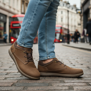 Caterpillar - CAT Men`s Natural Leather Shoe