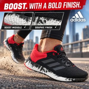 Adidas PUREBOOST 21 RUNNING SHOE GV7702 — Annotated foam and graphic prove component and aesthetic.
