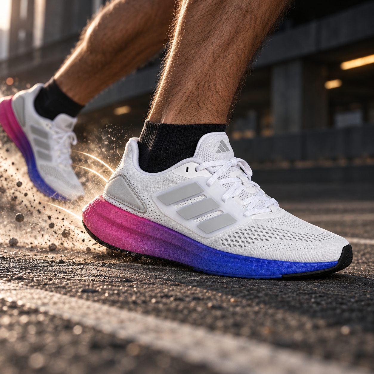 Adidas pureboost 22 running shoe HQ8585 — Size: 44