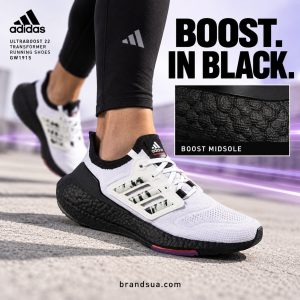 Adidas ULTRABOOST 22 Transformer Running Shoes GW1915 — Exact black foam texture is the visual proof and design focal point.
