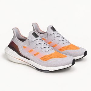 Adidas Ultraboost Grey Orange Black White FY0375 — Product view