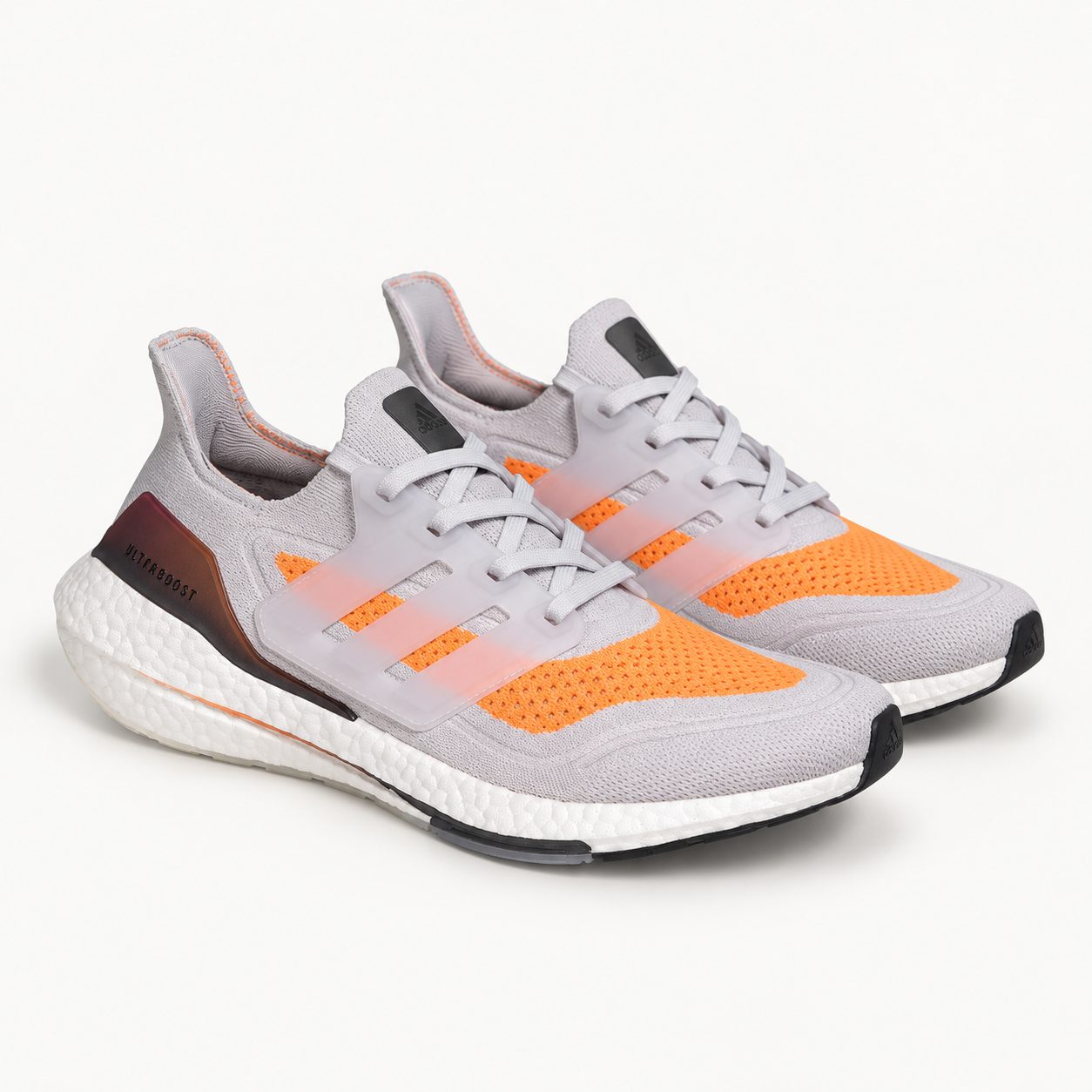 Adidas Ultraboost Grey Orange Black White FY0375 — Product view