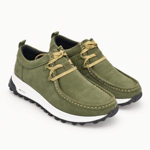 Clarks ATL Men's shoe in Army Green — Product view