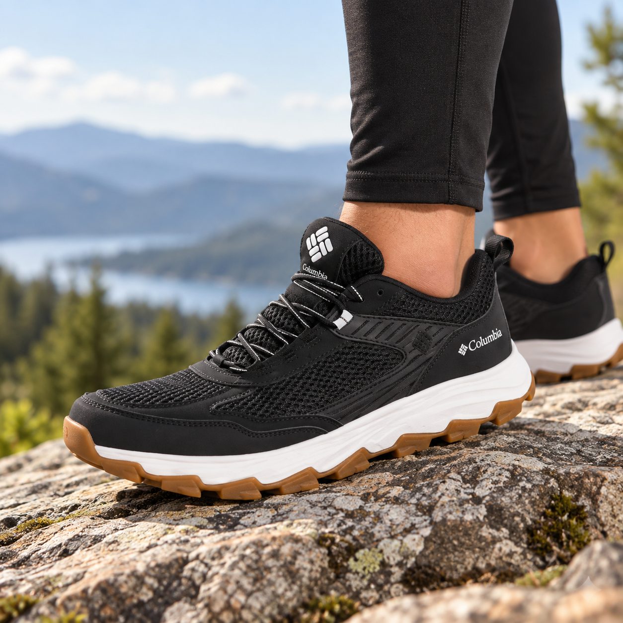 Columbia Men's Hatana Max Outdry Hiking Shoe — Colors: black, Size: 43