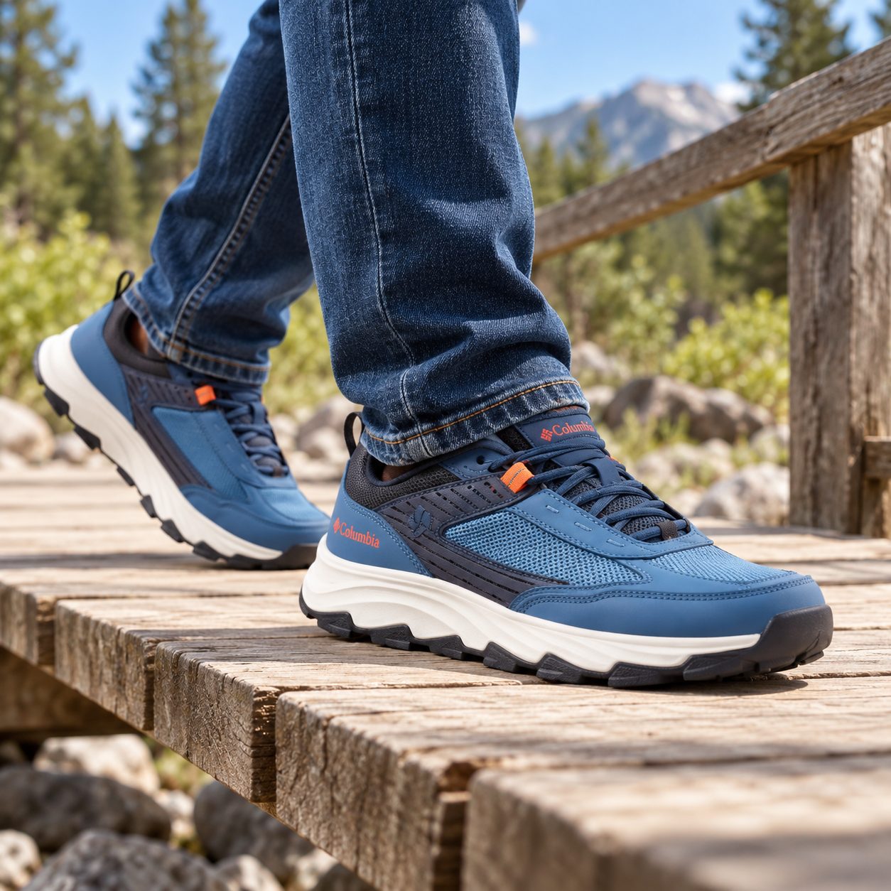Columbia Men's Hatana Max Outdry Hiking Shoe — Colors: blue, Size: 45