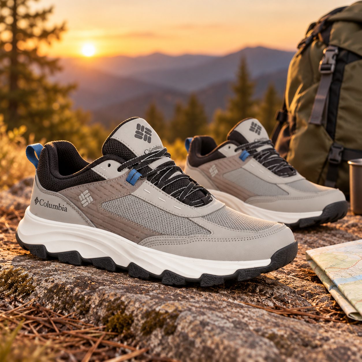Columbia Men's Hatana Max Outdry Hiking Shoe — Colors: brown, Size: 43