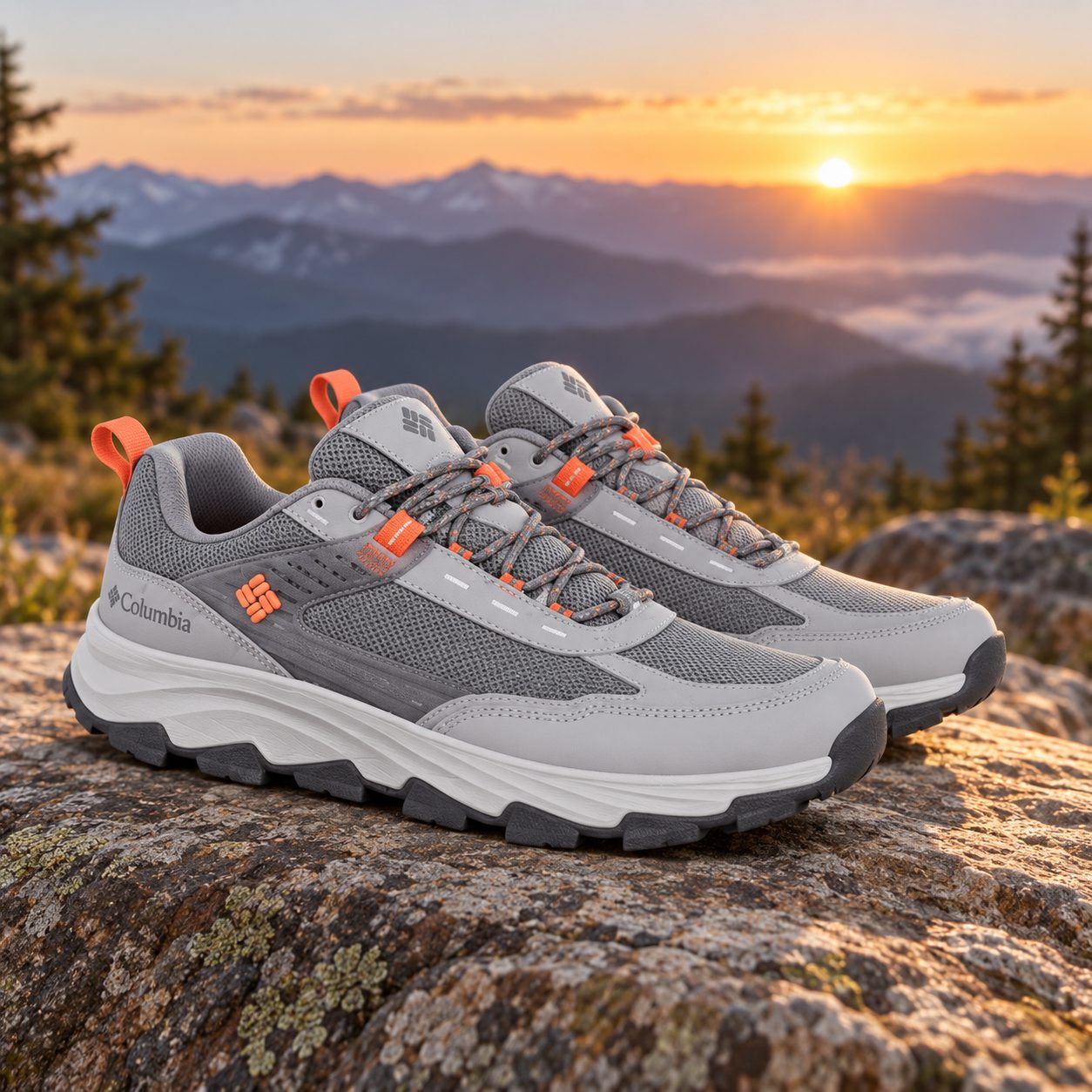 Columbia Men's Hatana Max Outdry Hiking Shoe — Colors: grey, Size: 42