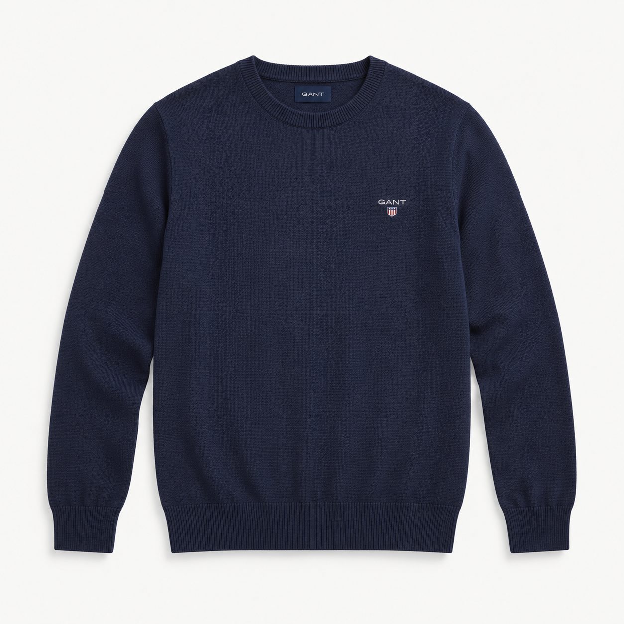 Gant Classic Cotton Crew Neck Jumper — Product view