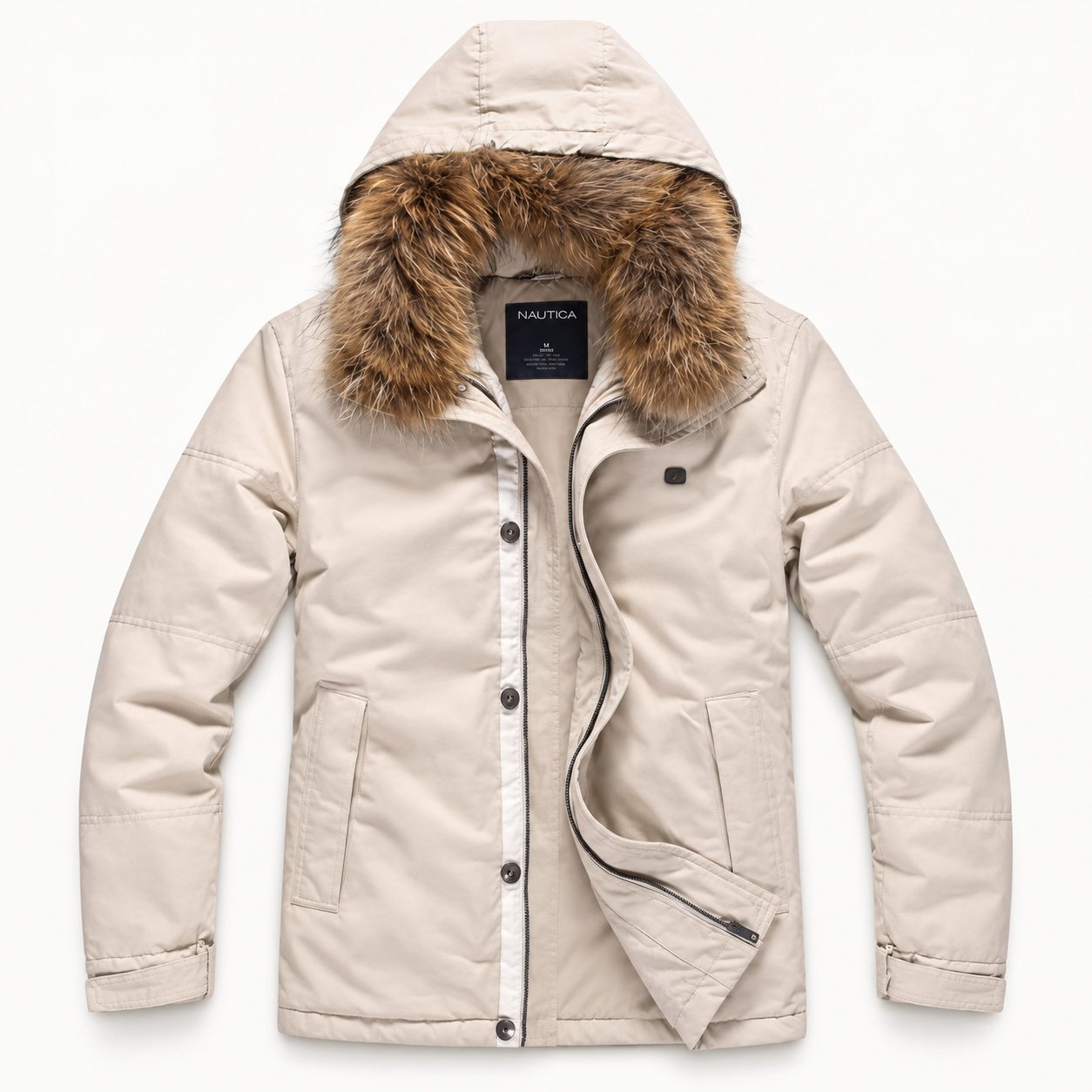 Nautica jacket thickened fur collar — Product view