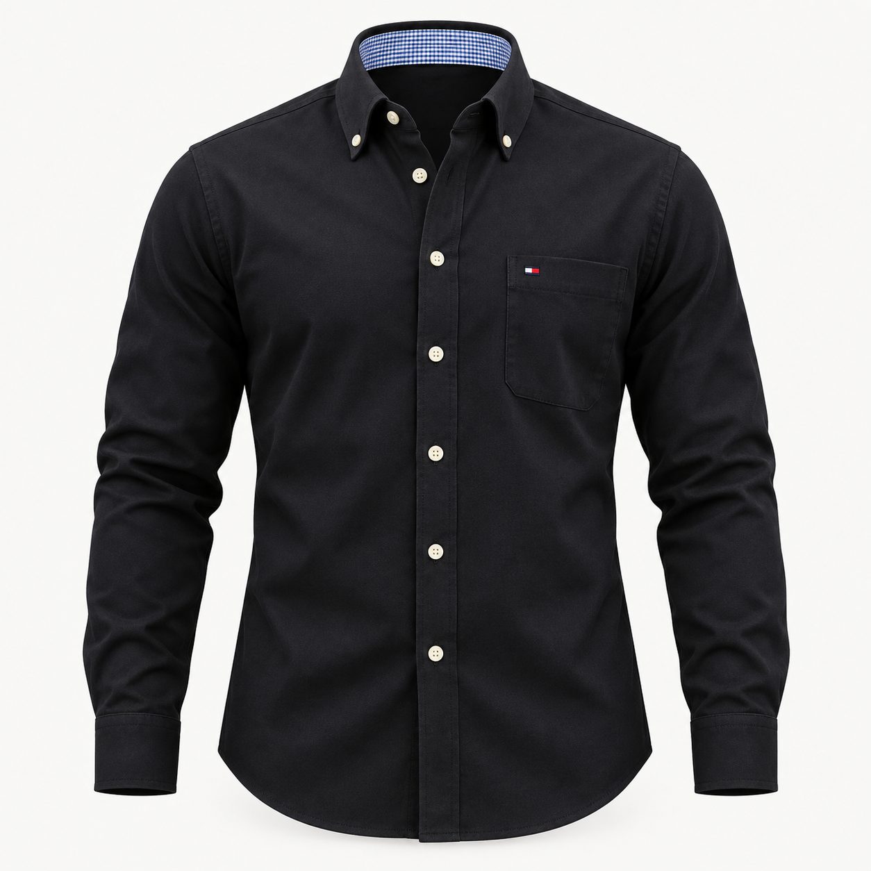 Tommy Long-sleeved Oxford pure cotton — Product view