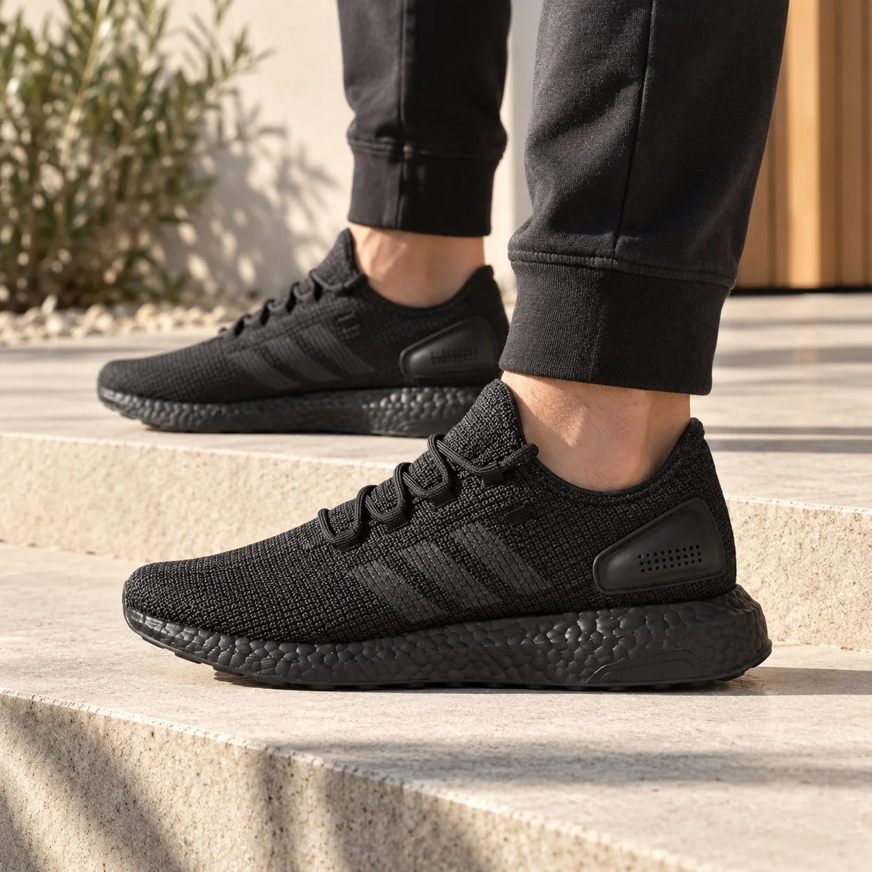Adidas Pure Boost Triple Black CM8304 — Size: 44