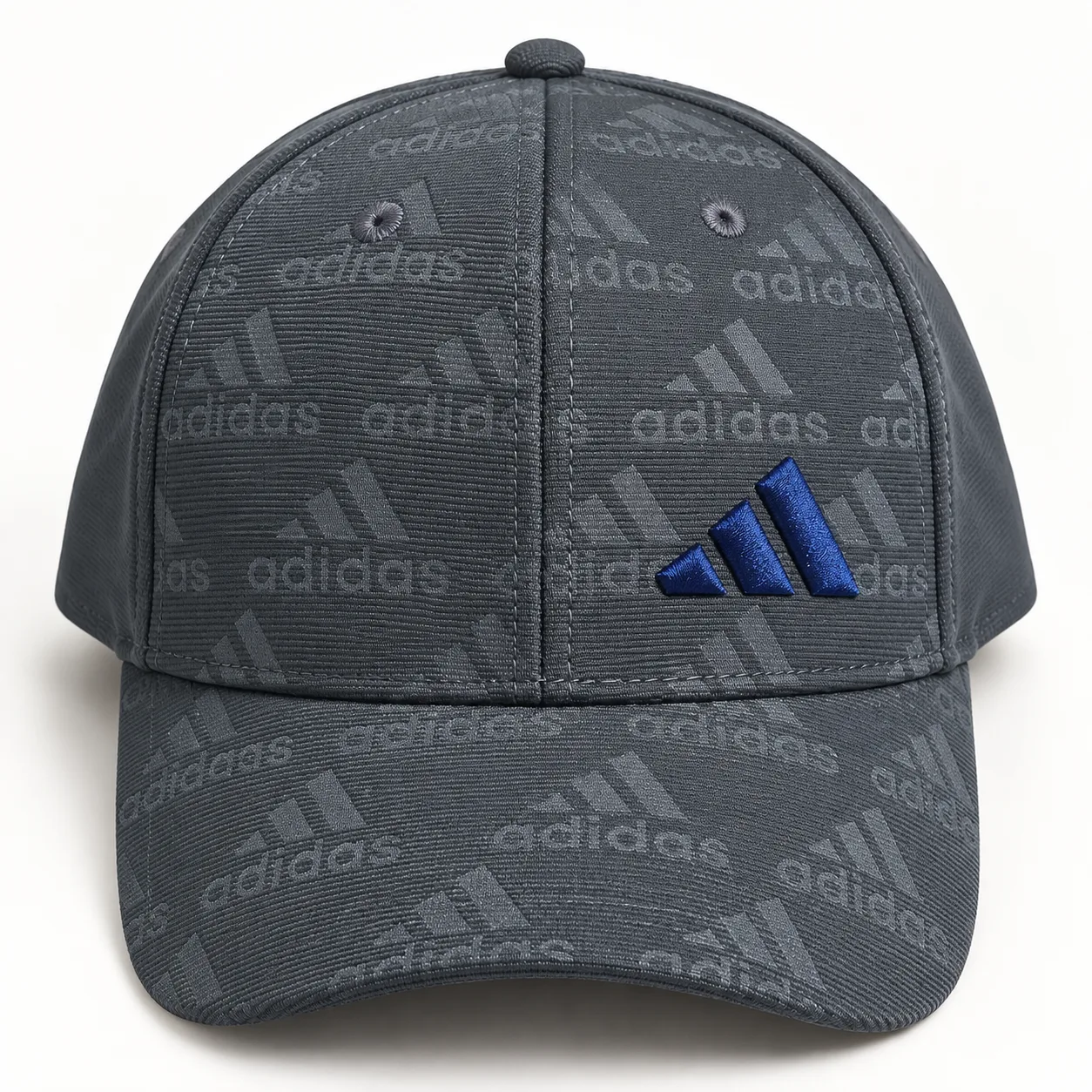 adidas new logo embroidered baseball cap — adidas-tonal-cap-variation-grey-r2