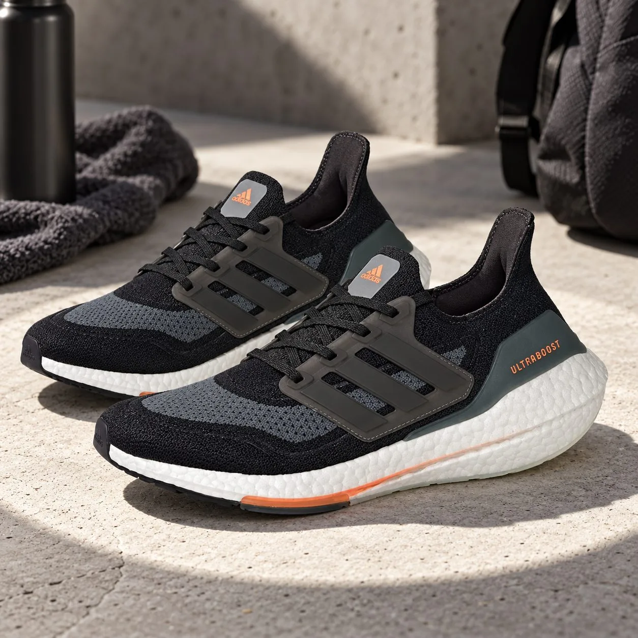 Adidas Ultraboost 21 Black FY0389 — Size: 42
