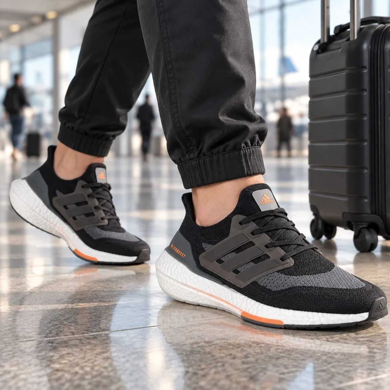 Adidas Ultraboost 21 Black FY0389 — Size: 43