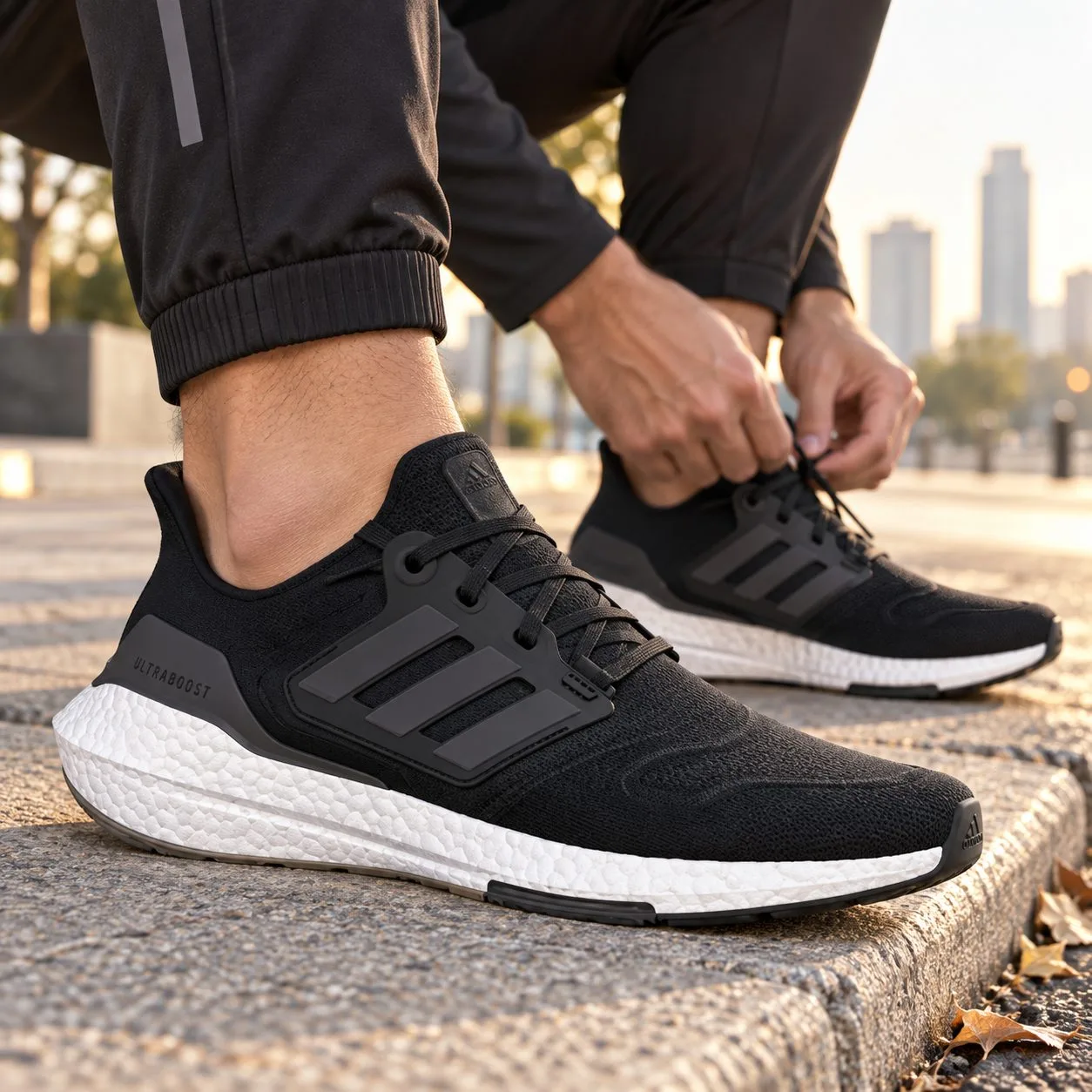 Adidas UltraBoost 22 'Black White' GX3062 — Size: 44