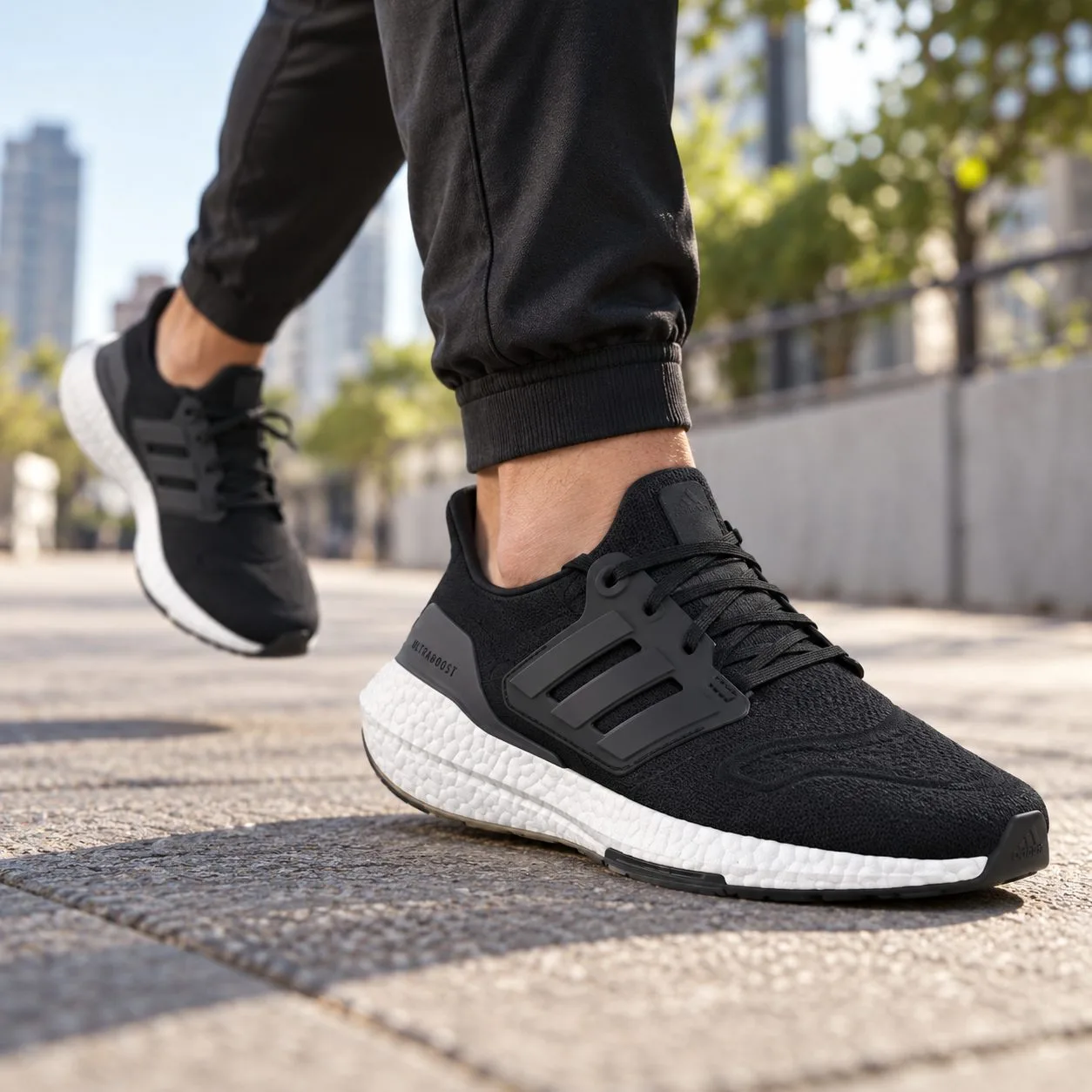 Adidas UltraBoost 22 'Black White' GX3062 — Size: 45