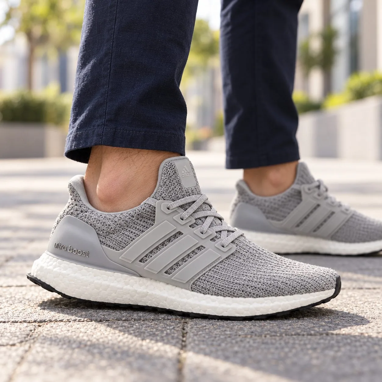 Adidas Ultraboost Grey BB6150 — Size: 45