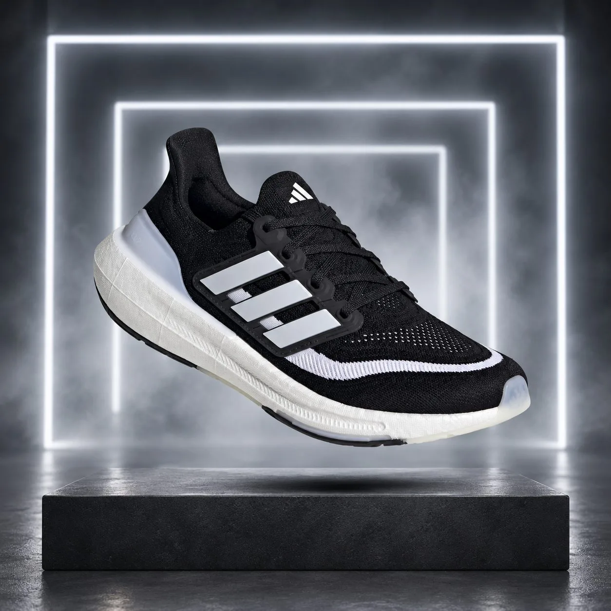 Adidas ULTRABOOST LIGHT SHOES Black HQ6340 — Size: 42