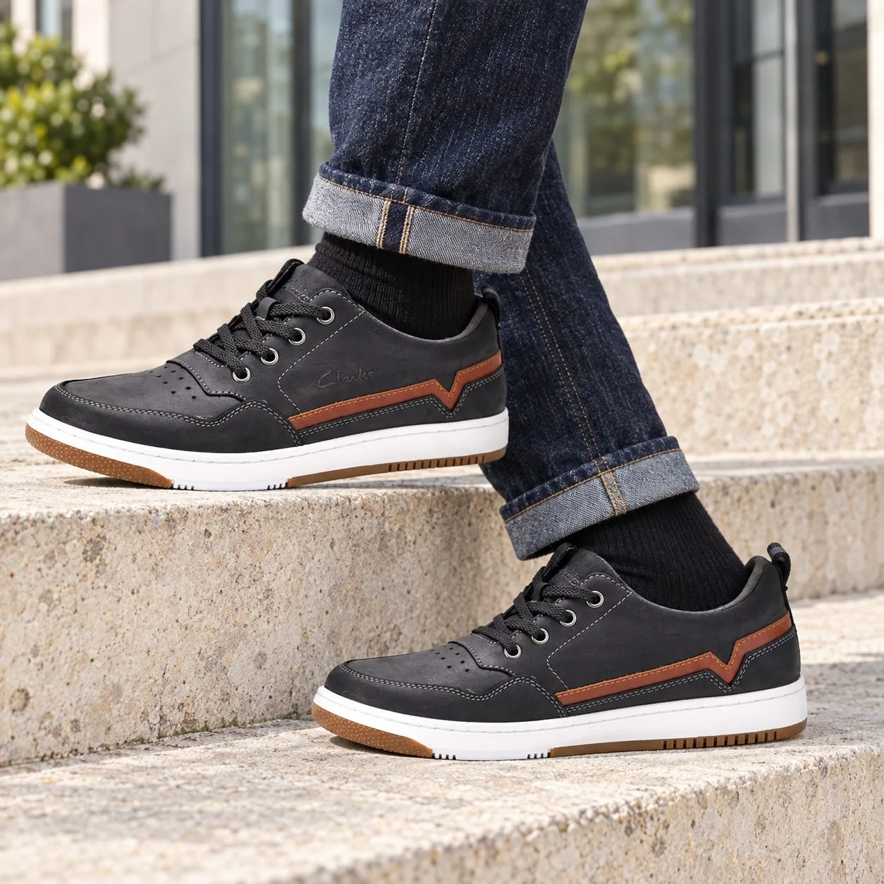 Clarks Men's Trigen — Colors: black, Size: 43