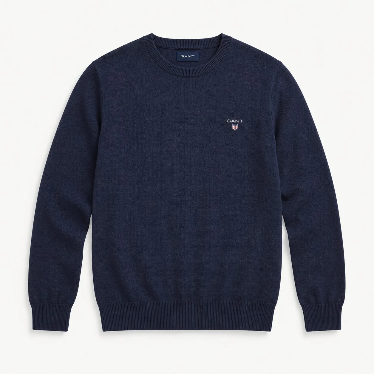 Gant Classic Cotton Crew Neck Jumper — Product view