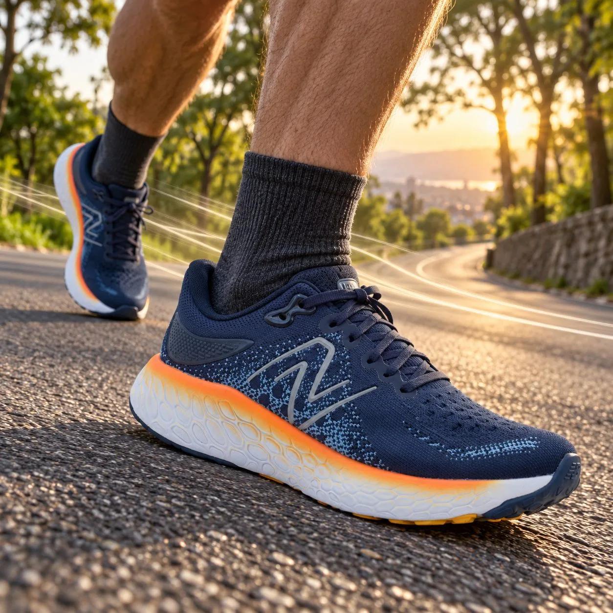 New Balance Fresh Foam Navy M1080E12 — Size: 42