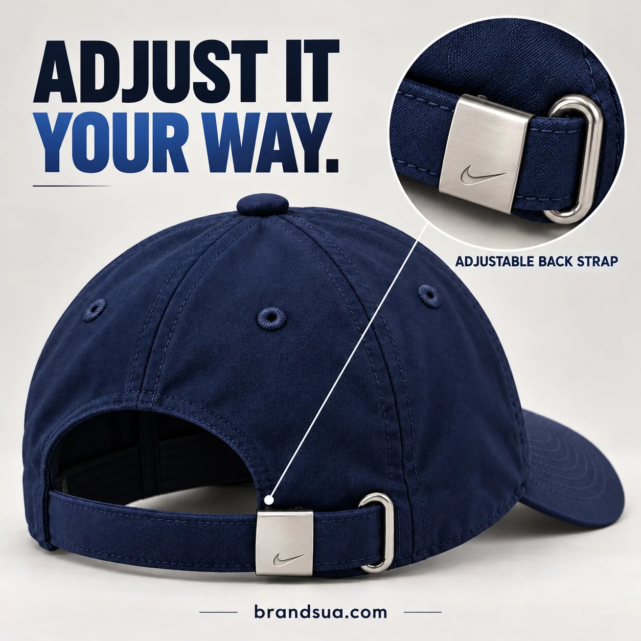 NIKE U NSW H86 CAP NK METAL SWOOSH 943092 — nike-navy-metal-swoosh-cap-buckle-en-r2