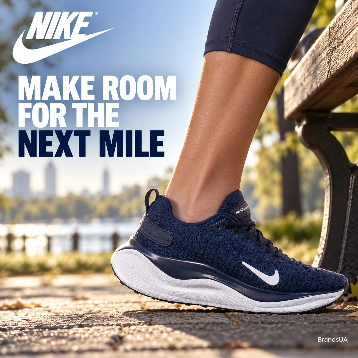 Nike Reaction X Infinity Navy DR2665-400 — Two worn combinations show uses, not abstract swatches.