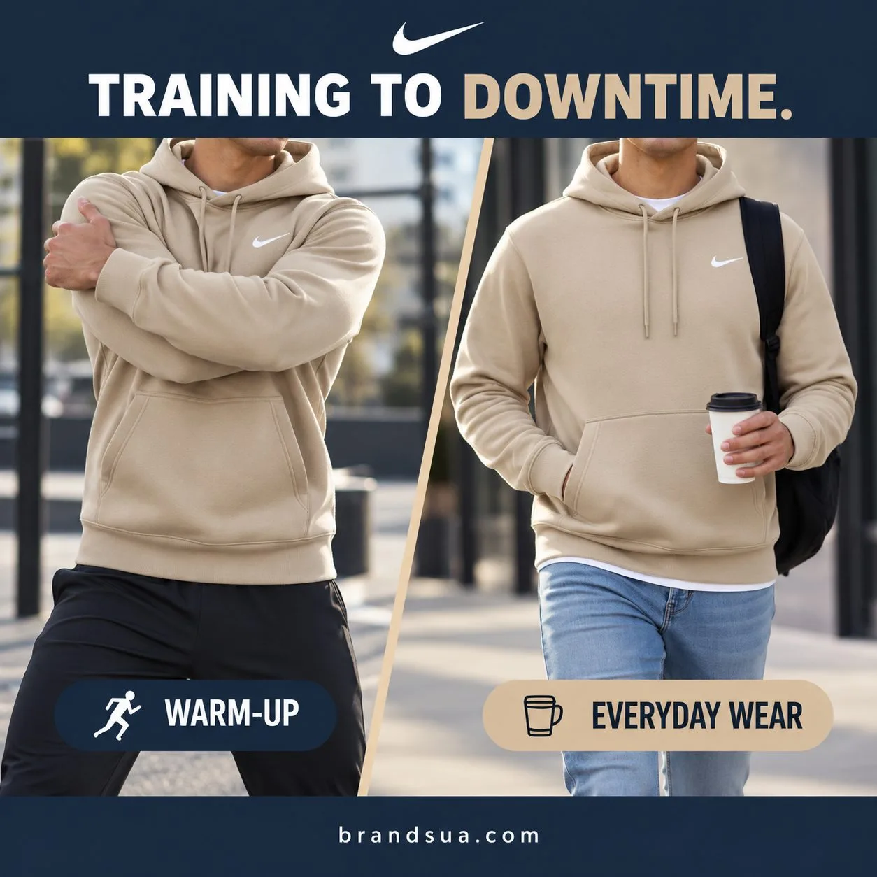 Nike Therma-FIT Fleece Pullover Hoodie — Same garment across appropriate athletic and daily activities answers versatility.