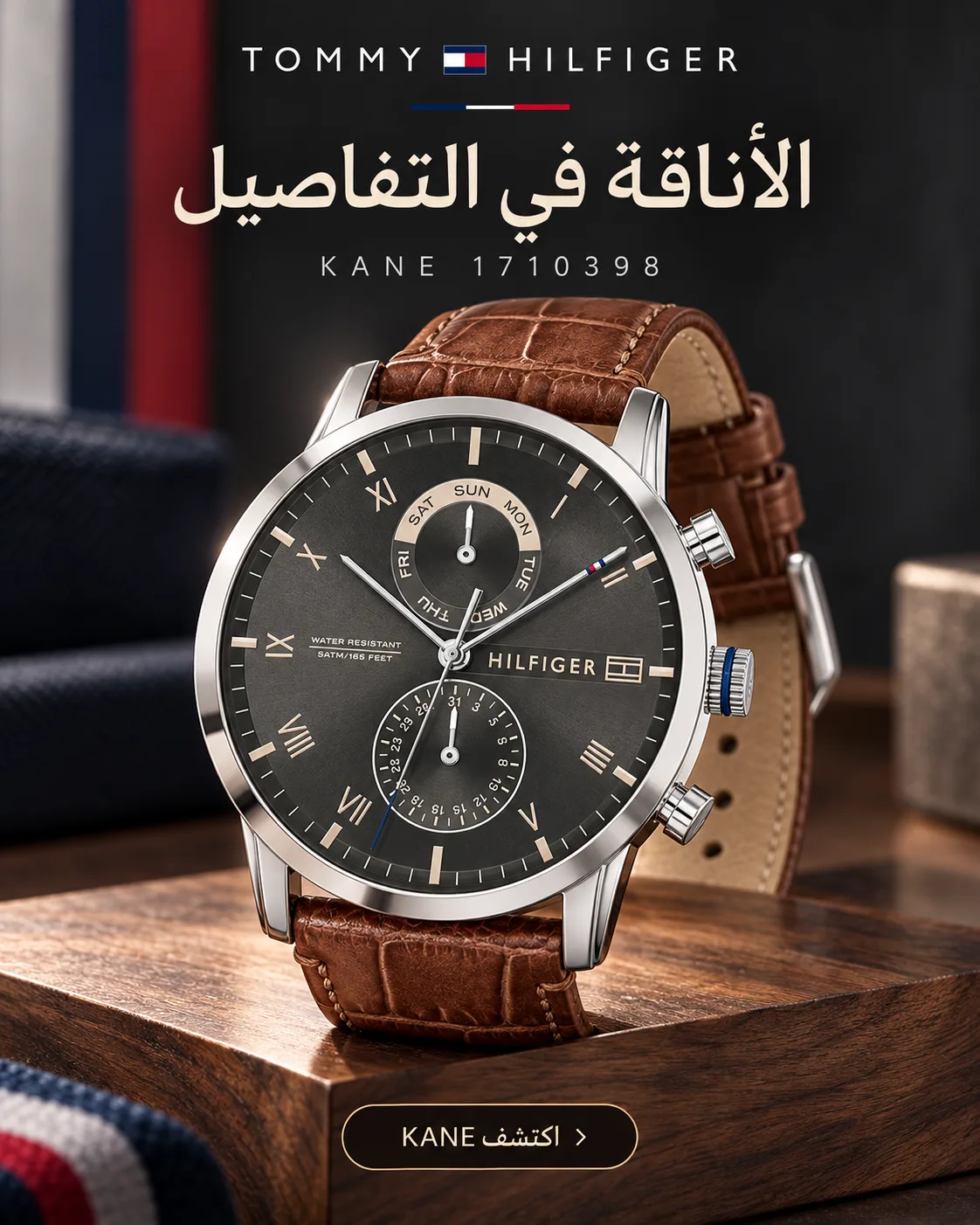 Tommy Hilfiger Men's Watch Kane 1710398 — teasing