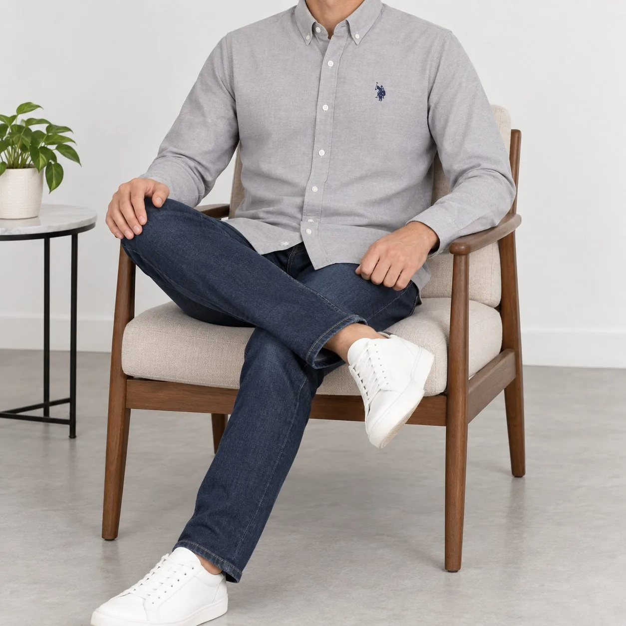 U.S POLO For men- winter — Colors: grey, Size: 2xl
